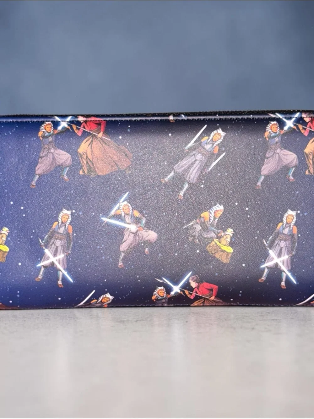 Loungefly Star Wars Ahsoka Tano AOP Zip Wallet